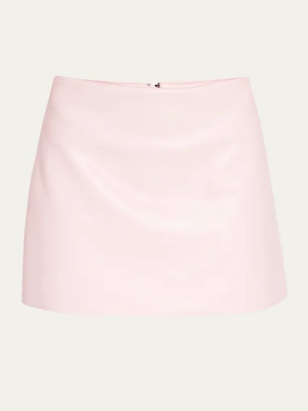ALICE + OLIVIA Rubi Vegan Leather Micro Skirt